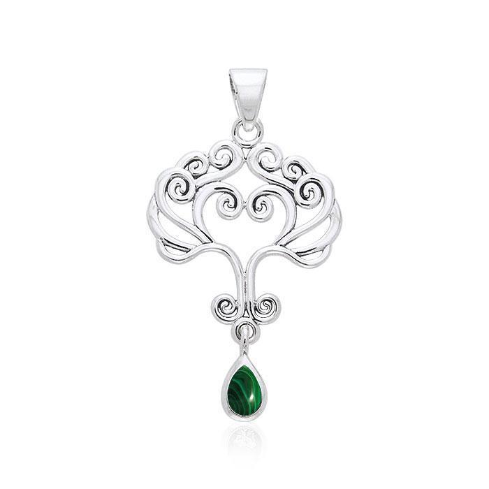 Heart Tree of life Silver Pendant TPD1091