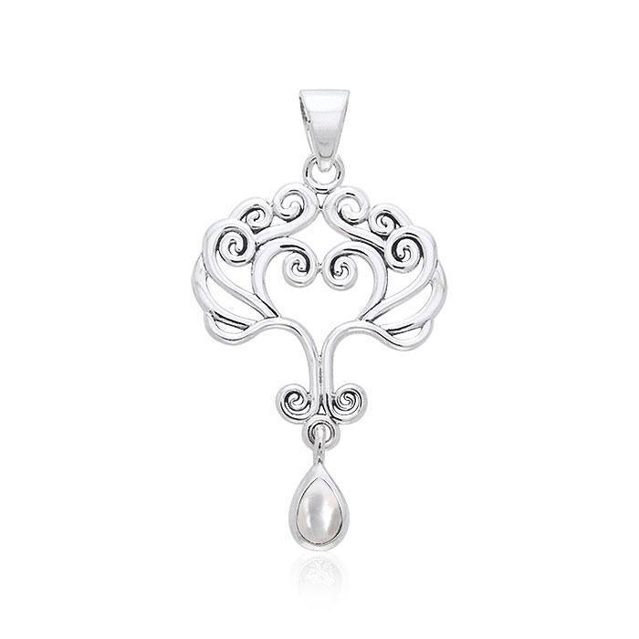 Heart Tree of life Silver Pendant TPD1091