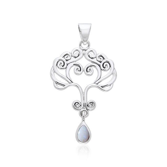 Heart Tree of life Silver Pendant TPD1091