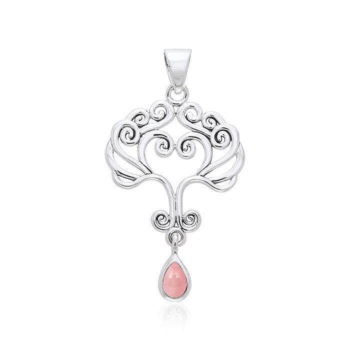 Heart Tree of life Silver Pendant TPD1091