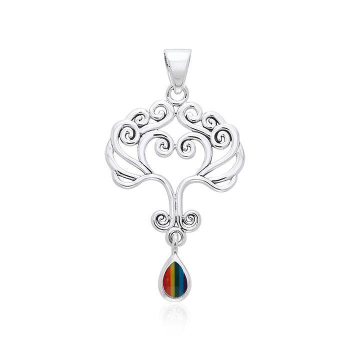 Heart Tree of life Silver Pendant TPD1091
