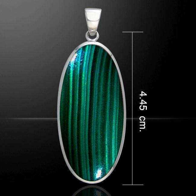 Oval Cabochon Silver Pendant TPD110