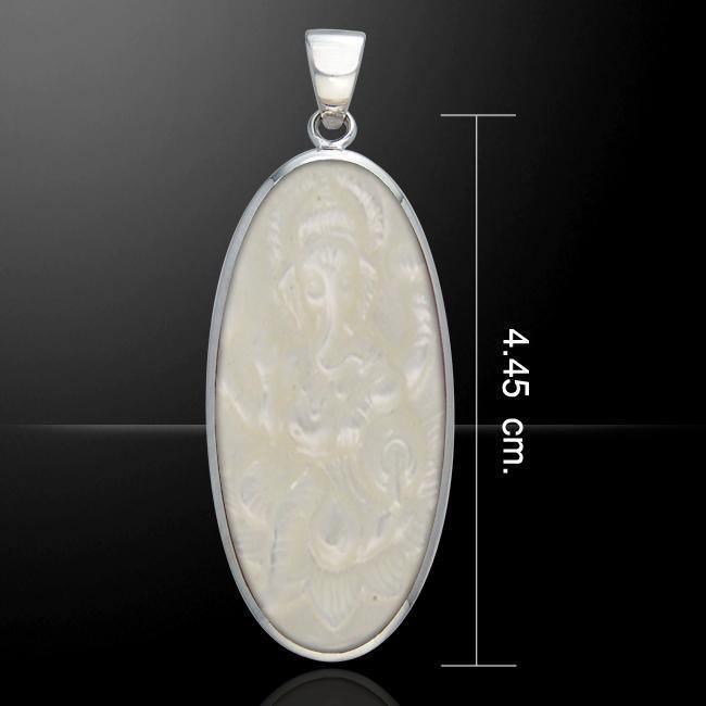Oval Cabochon Silver Pendant TPD110