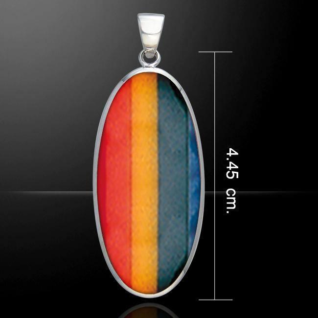 Oval Cabochon Silver Pendant TPD110