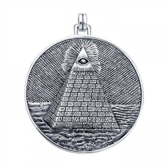 Eye of Providence Pyramid Pendant TPD1113