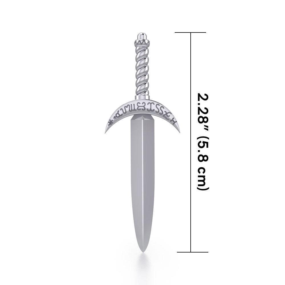 Athame By Oberon Zell Sterling Silver Pendant TPD1119