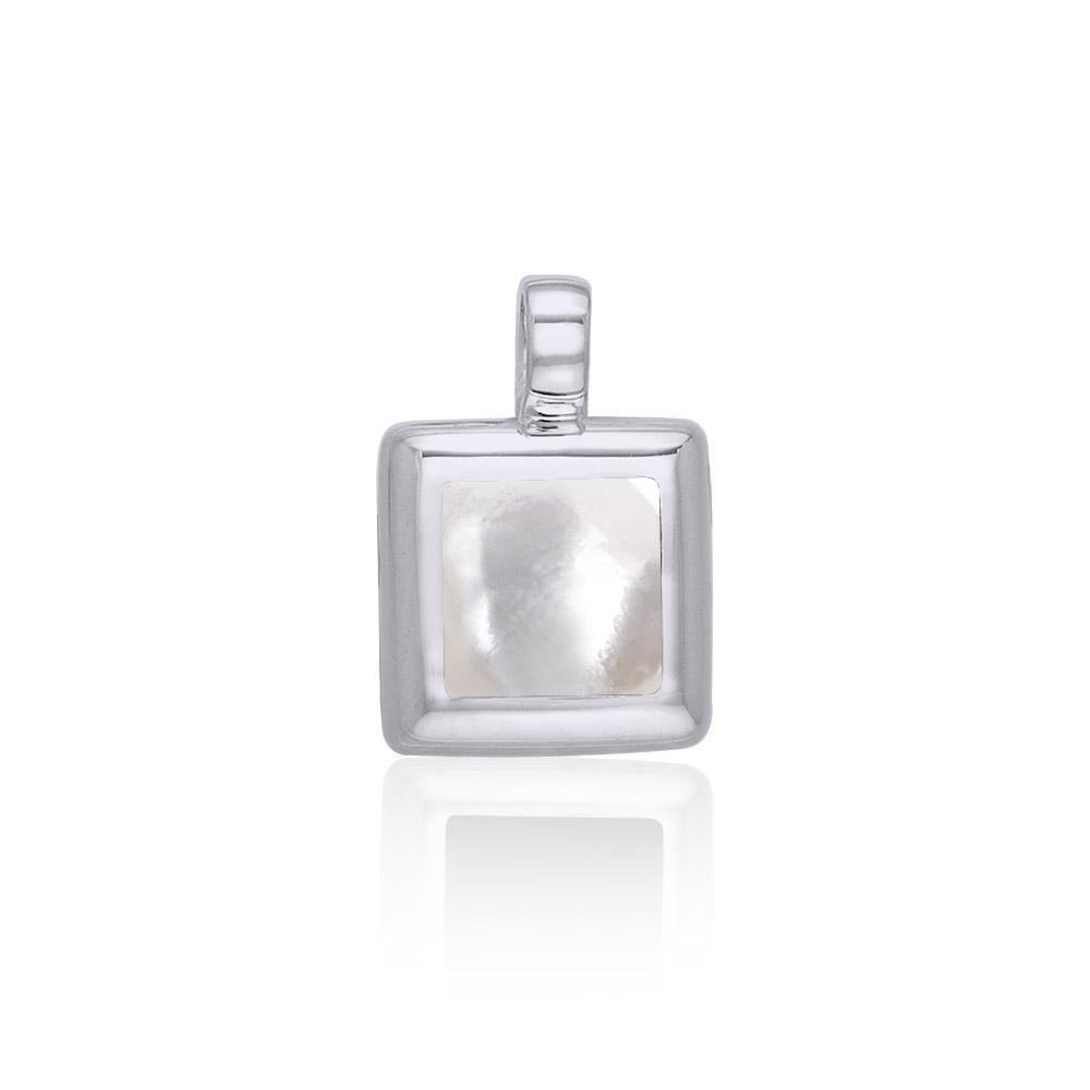 Square Cabochon Silver Pendant TPD112