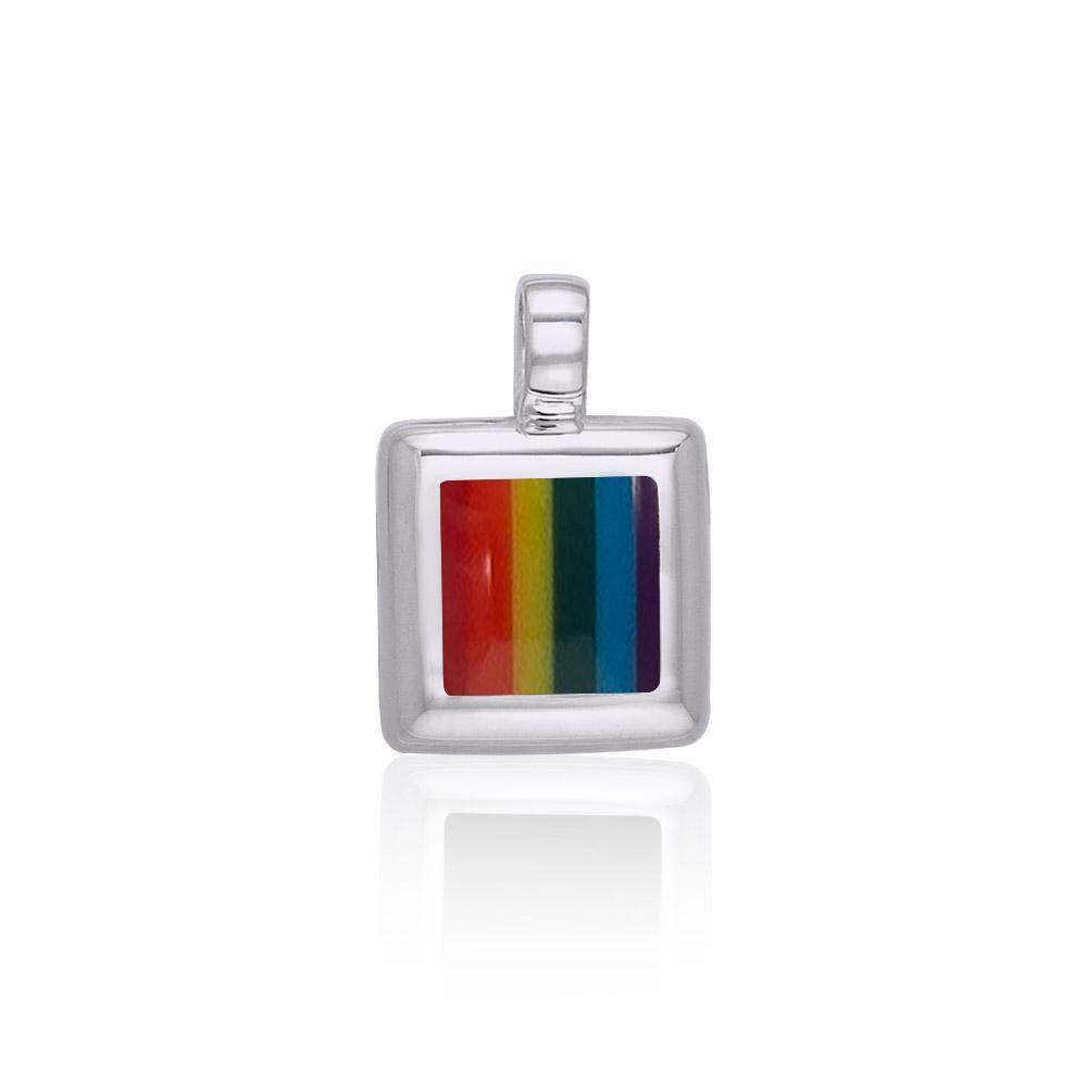 Square Cabochon Silver Pendant TPD112