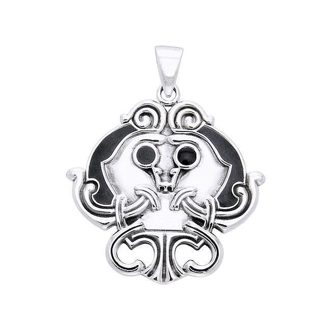 Wear your marvelous treasure ~ Viking Borre Sterling Silver Pendant Jewelry TPD1130