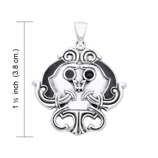 Wear your marvelous treasure ~ Viking Borre Sterling Silver Pendant Jewelry TPD1130
