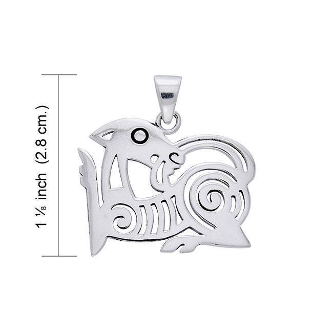 Viking Borre Sterling Silver Pendant TPD1141