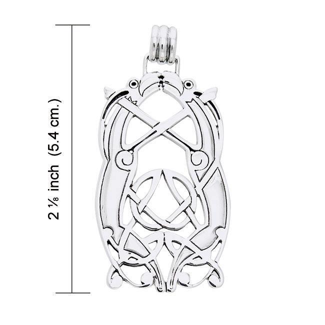 Proud art with rich history ~ Viking Borre Animal Sterling Silver Pendant Jewelry TPD1142