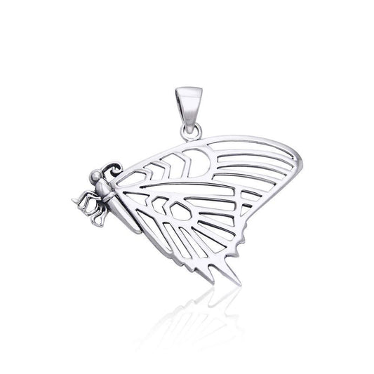 Silver Butterfly Pendant TPD1149