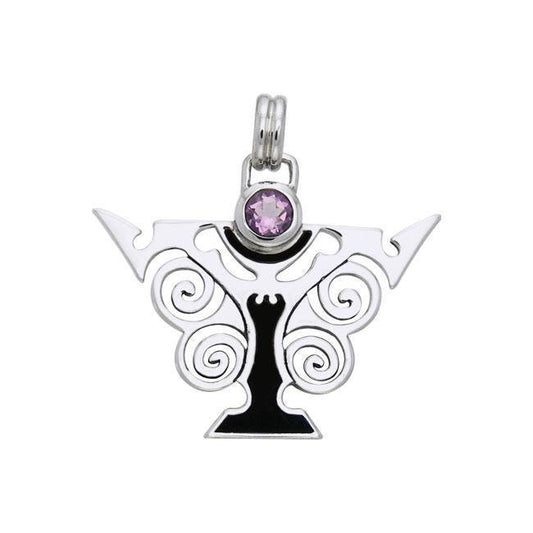 Viking Borre Sterling Silver Pendant TPD1208