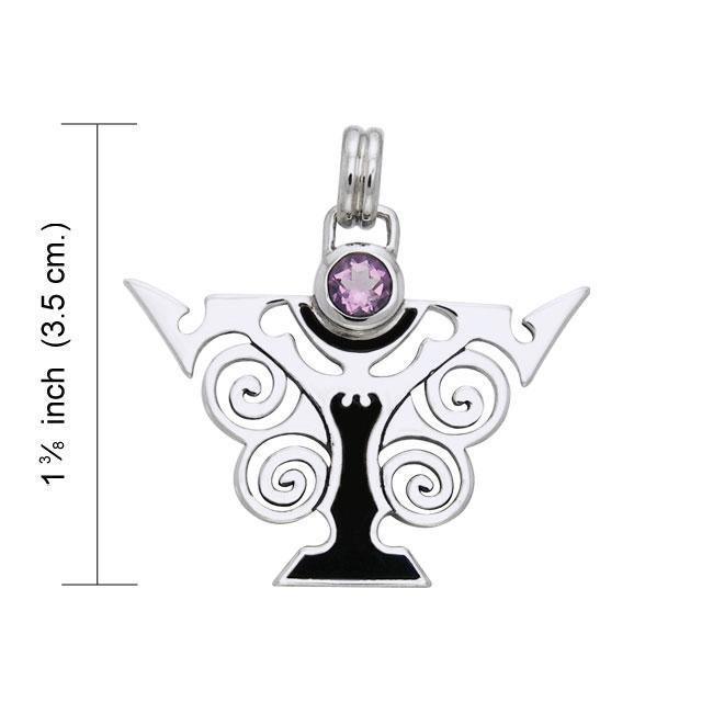 Viking Borre Sterling Silver Pendant TPD1208