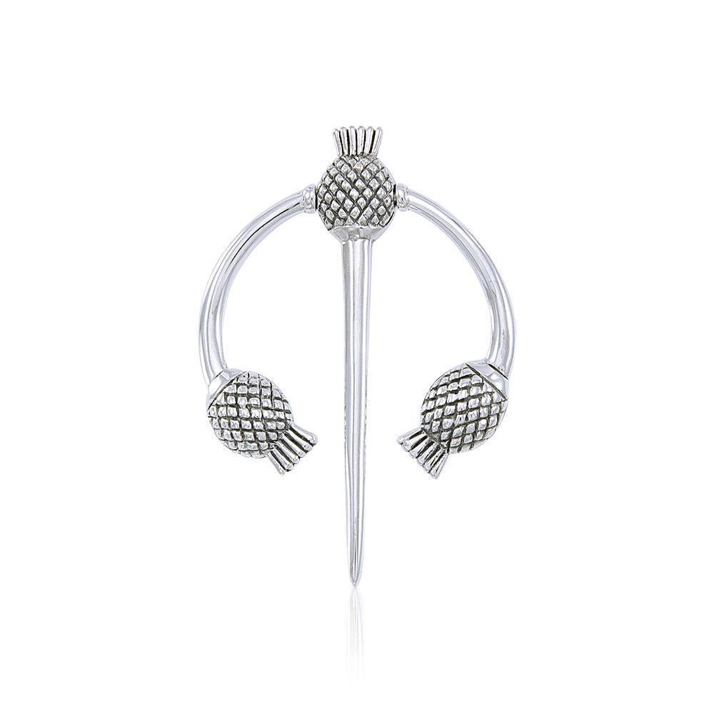 Danu Silver Thistle Pendant TPD1234