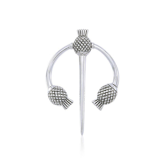 Danu Silver Thistle Pendant TPD1234