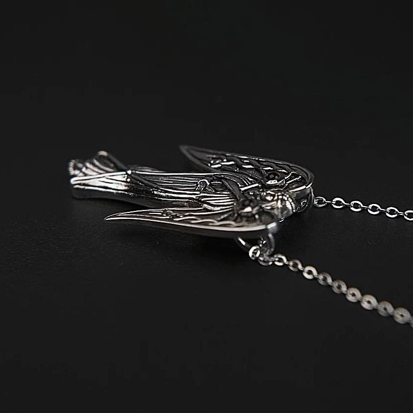 Inspirational Angel Silver Pendant TPD124
