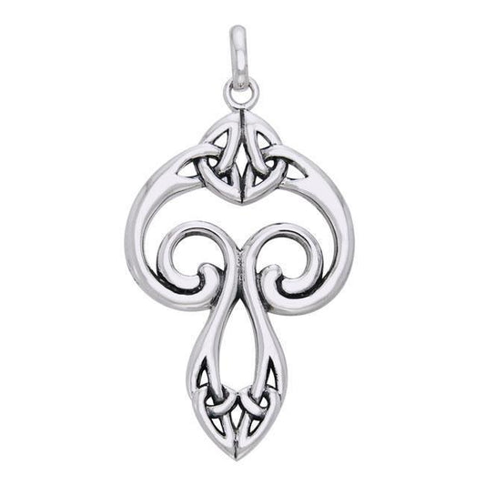The symbol that predates Christianity ~ Sterling Silver Celtic Triquetra Pendant Jewelry TPD1266