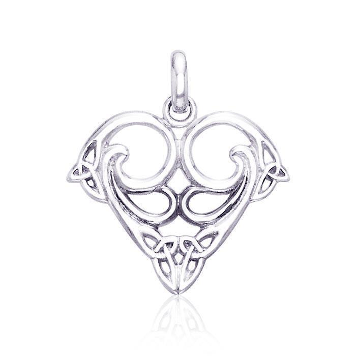 Eternal life’s significance Silver Celtic Triquetra Pendant TPD1268