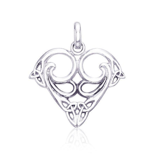 Eternal life’s significance Silver Celtic Triquetra Pendant TPD1268