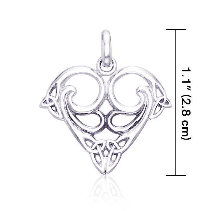 Eternal life’s significance Silver Celtic Triquetra Pendant TPD1268
