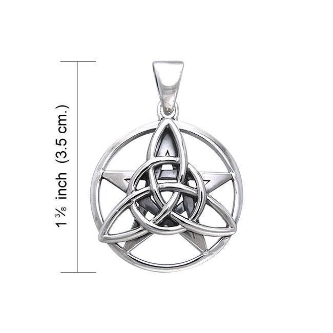 Celtic Trinity The Star Sterling Silver Pendant TPD127