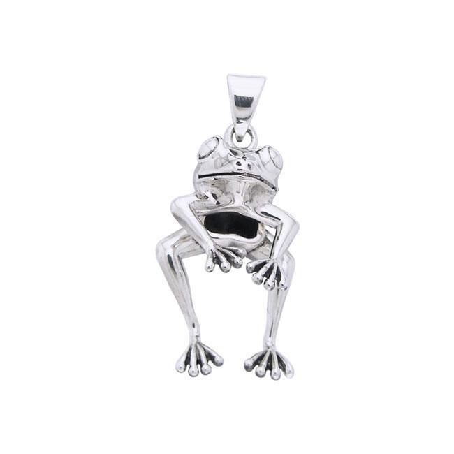Frog Sterling Silver Pendant TPD1301