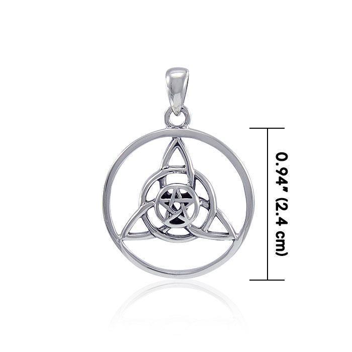 Celtic Trinity The Star Silver Pendant TPD133