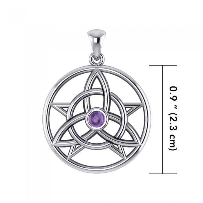Celtic Trinity The Star Silver Pendant TPD134