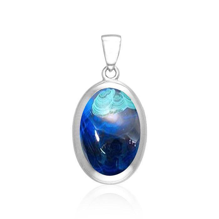 Oval Cabochon Silver Pendant TPD138