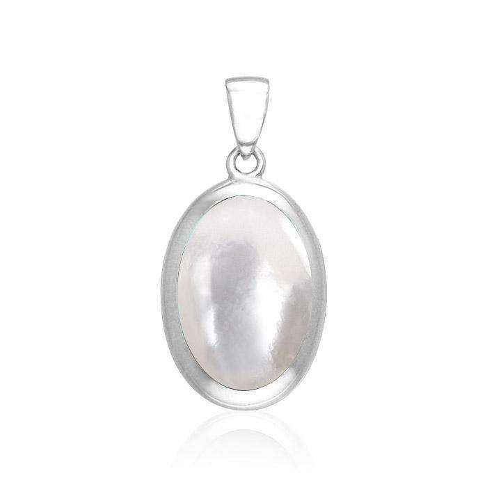 Oval Cabochon Silver Pendant TPD138