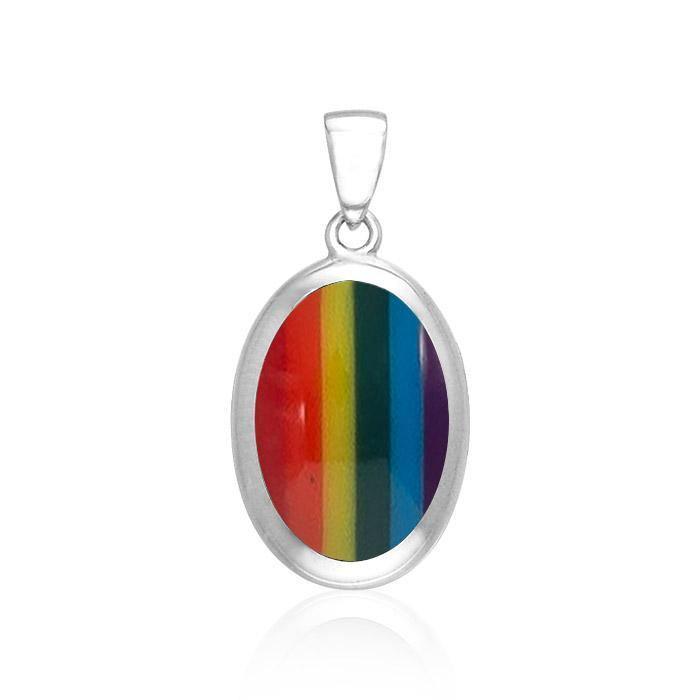 Oval Cabochon Silver Pendant TPD138