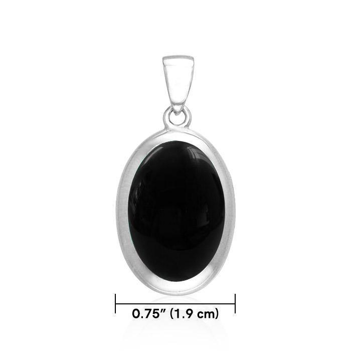 Oval Cabochon Silver Pendant TPD138