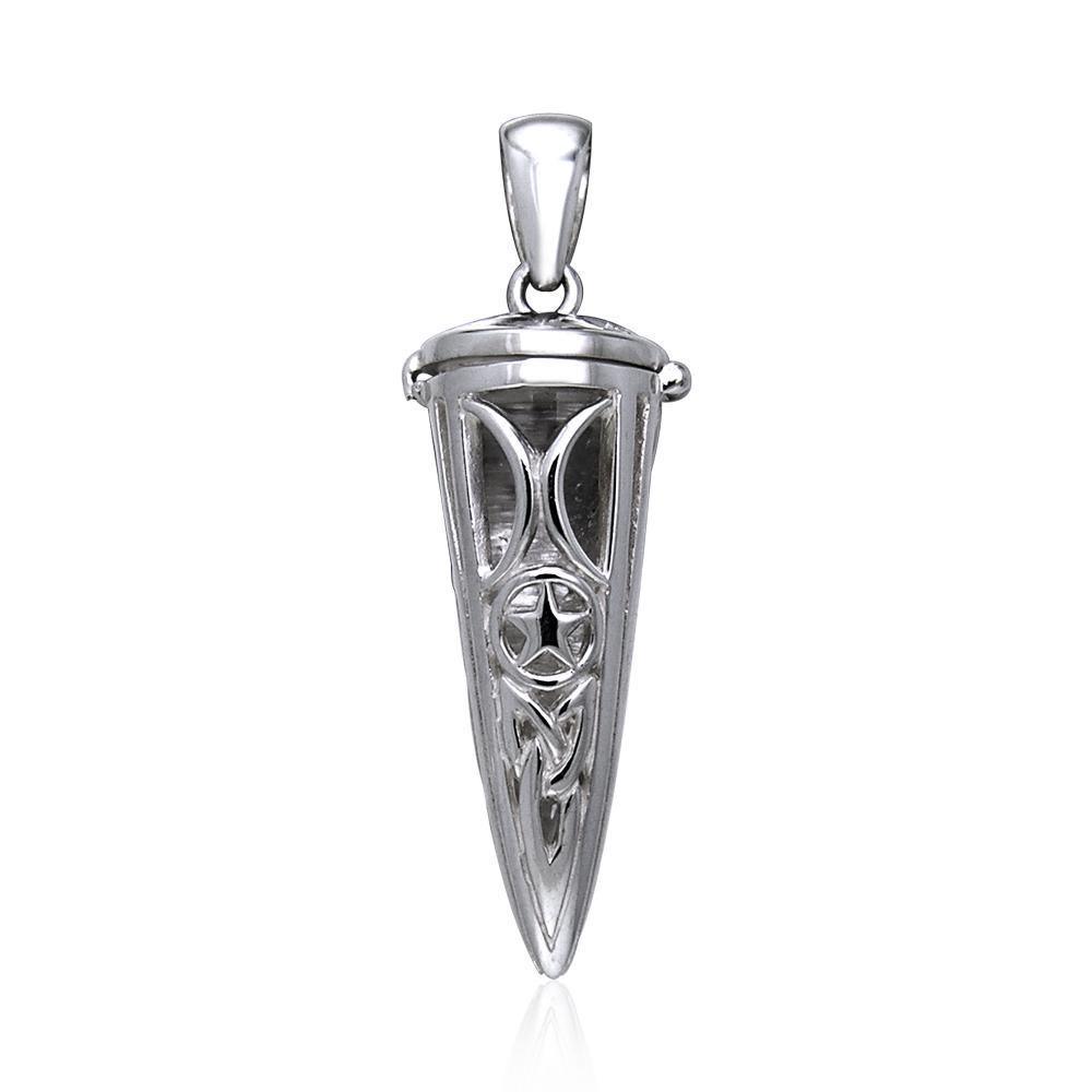 Celtic Triquetra Knot Silver Pendant TPD154