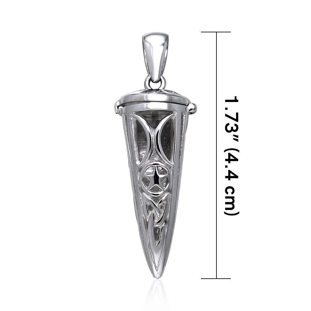 Celtic Triquetra Knot Silver Pendant TPD154