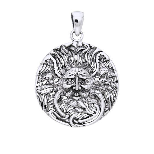 Belenos Celtic Sun God Silver Pendant TPD1581