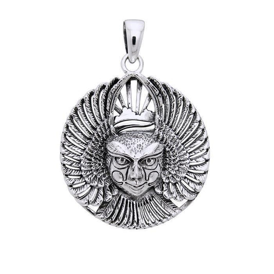 Ariel The Bird Goddess Silver Pendant TPD1582