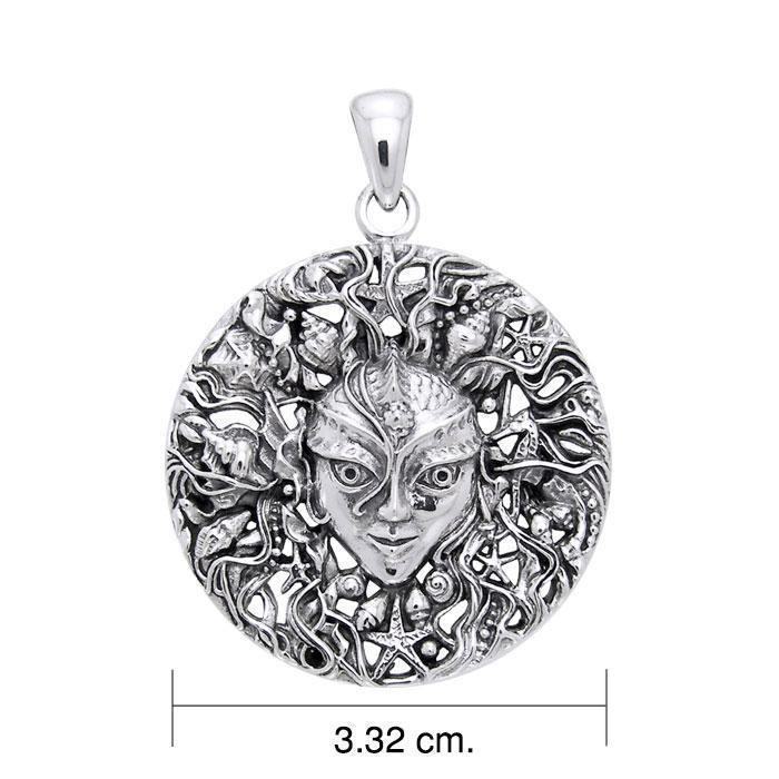 Mari the Sea Goddess Silver Pendant by Oberon Zell TPD1583