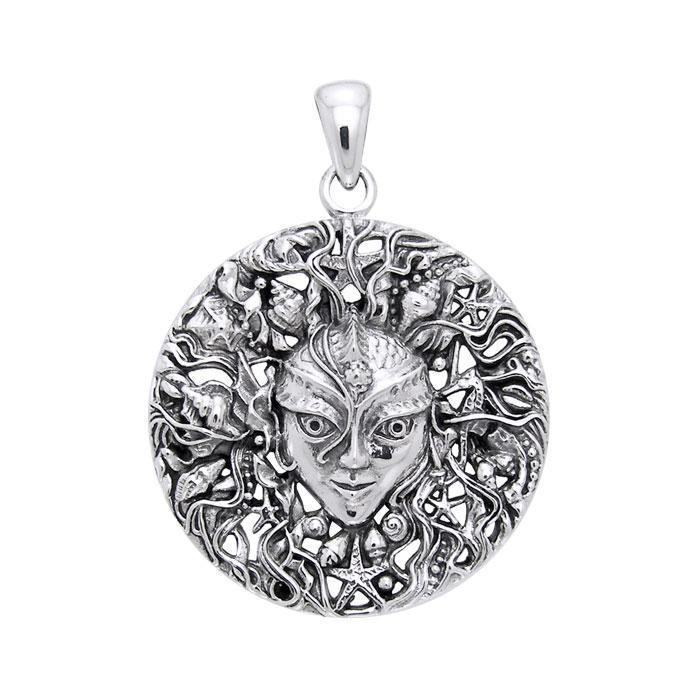 Mari the Sea Goddess Silver Pendant by Oberon Zell TPD1583