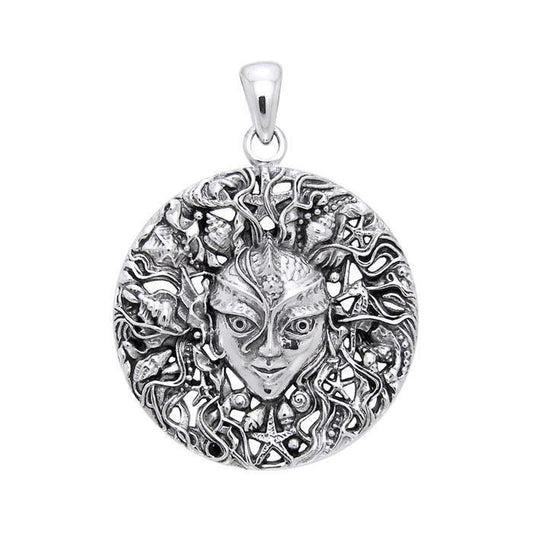Mari the Sea Goddess Silver Pendant by Oberon Zell TPD1583