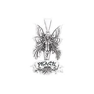 Amy Brown Peace Fairy ~ Sterling Silver Jewelry Pendant TPD1650
