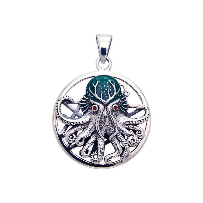 Mythic Images Cthulhu Silver Pendant by Oberon Zell TPD1707