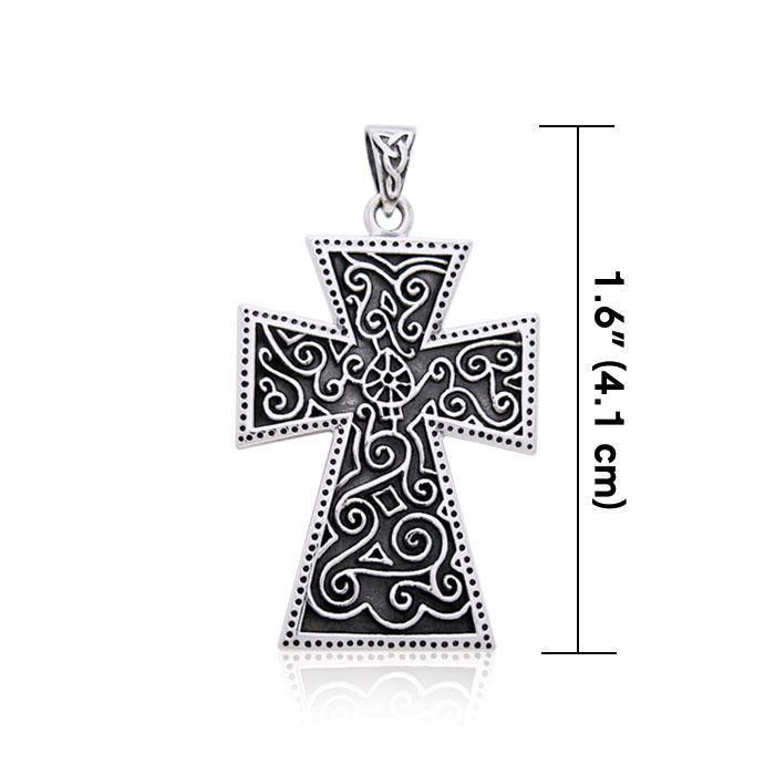 Spiral Triskele Cross Pendant TPD1710