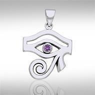 Eye of Horus Gemstone Pendant TPD1717