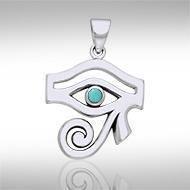Eye of Horus Gemstone Pendant TPD1717