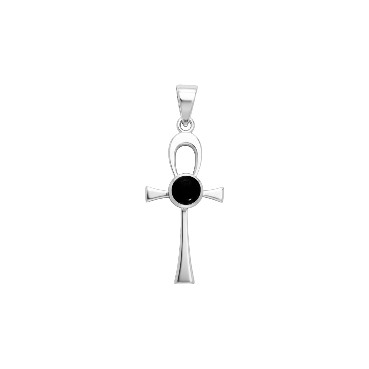 Ankh Sterling Silver Pendant With Gemstone TPD1718