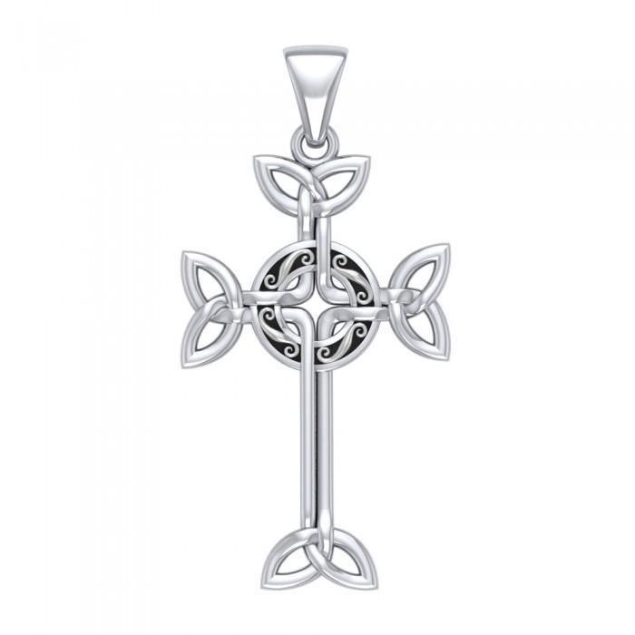 Celtic Cross Silver Pendant TPD1819