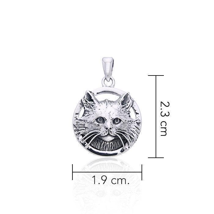 Jody Bergsma Domestic Long Hair Cat Pendant TPD1869