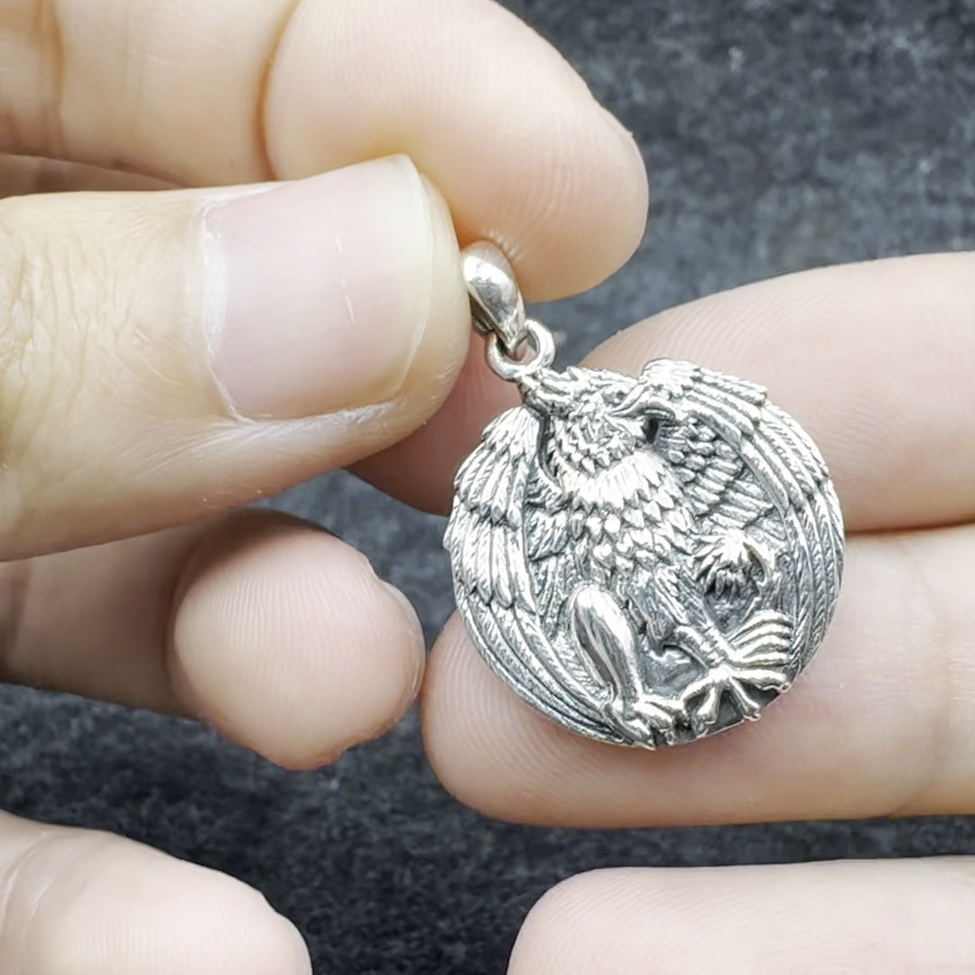 Jody Bergsma Gryphon Sterling Silver Pendant TPD1870
